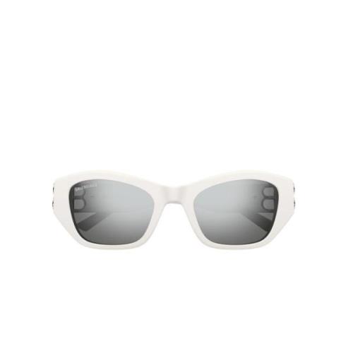 Kvinders Cateye Solbriller med Hvid Acetatramme