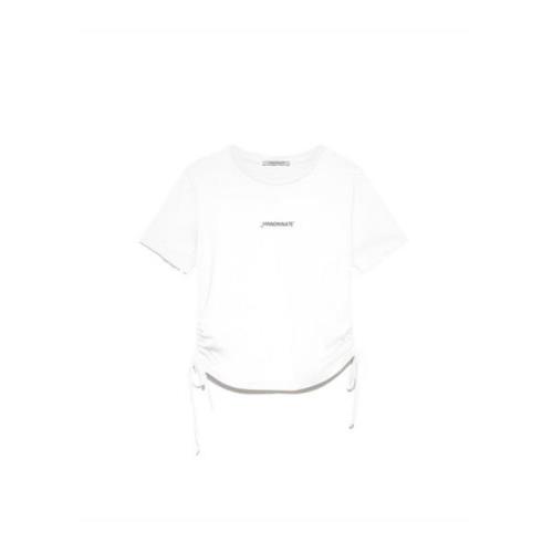 Hvid T-shirt 100% sammensætning