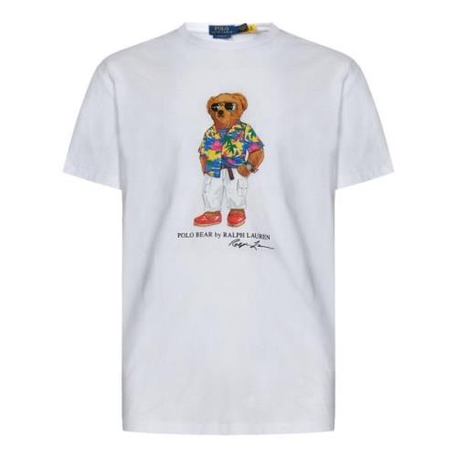 Hvide Polo Bear Graphic T-shirts og Polos