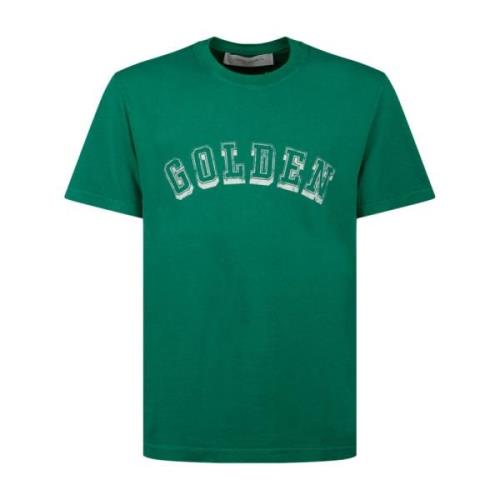 Grøn Logo Print T-Shirt med Dobbelt Stjerne