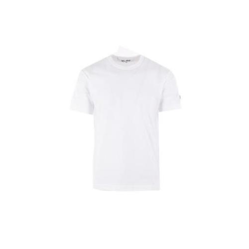 Hvid T-shirt med Pixel Logo Patch