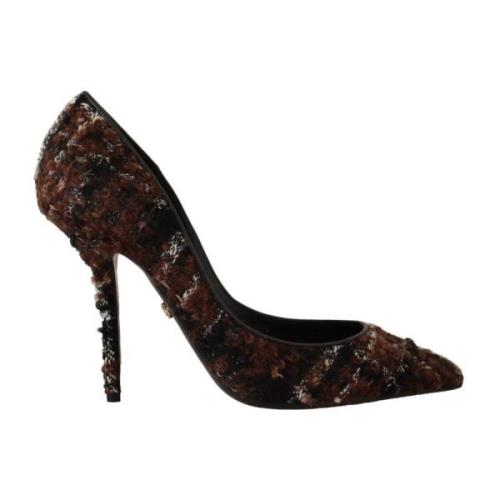 Multifarvet Tweed Stiletto Pumps