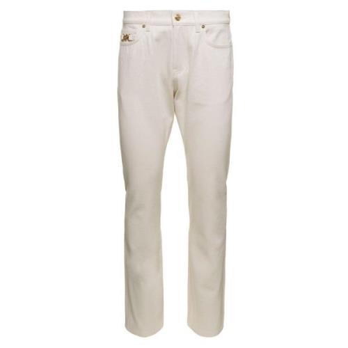 Hvide afslappede jeans