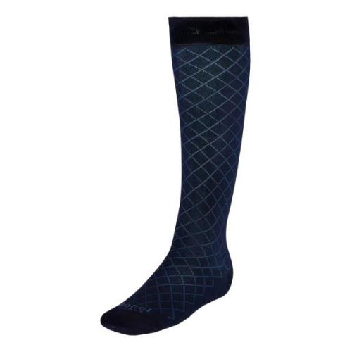 Geometrisk mønster sokker i bomuldsblanding