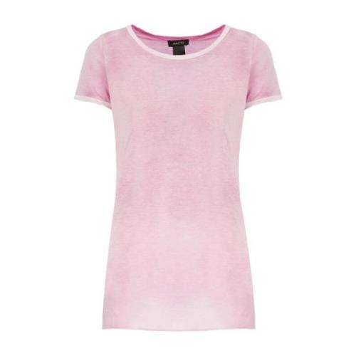 Pink Bomuld T-shirt til Kvinder