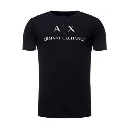 Print Logo Bomuld T-Shirt - Armani Exchange