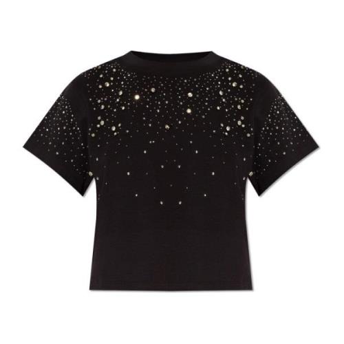 Scatter cropped T-shirt
