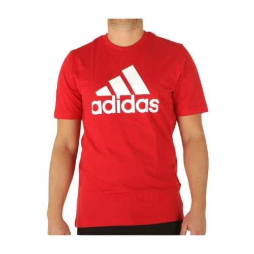 Rød Printet Kortærmet T-shirt