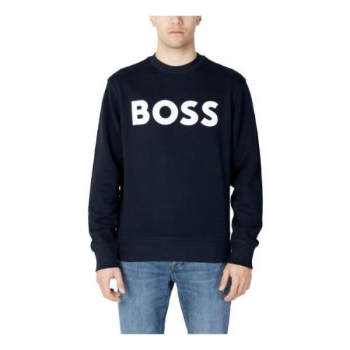 Blå Langærmet Sweatshirt