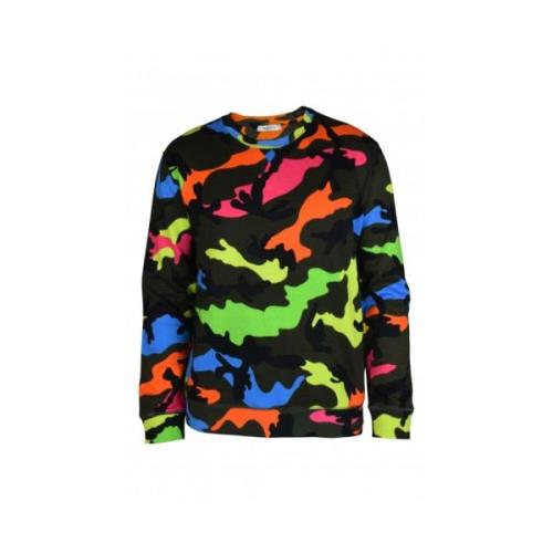 Multifarvet camouflage sweater