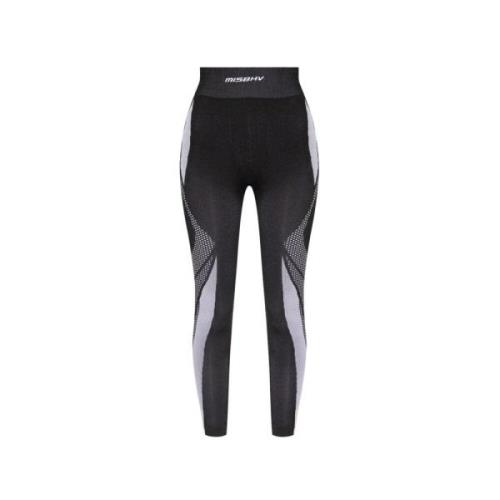 Sort & Hvid Sport Active Leggings