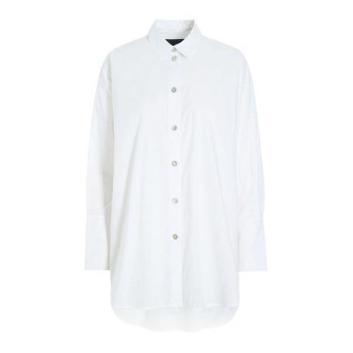 Core Cotton Stor Skjorte Hvid