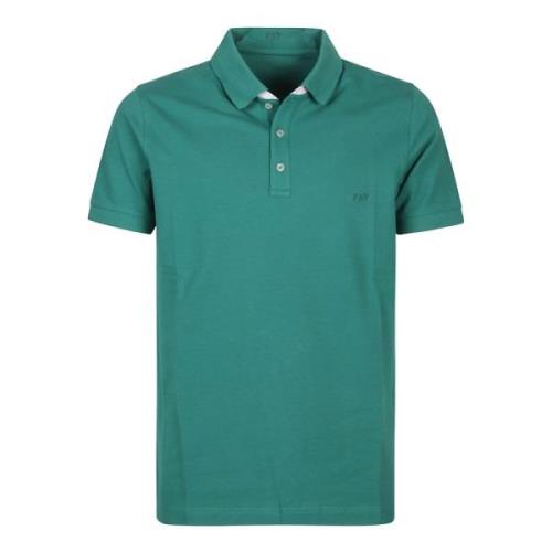 Grøn Piquet Polo Skjorte