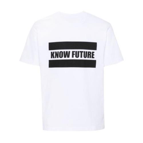 Know Future Hvid T-shirt med Frontprint