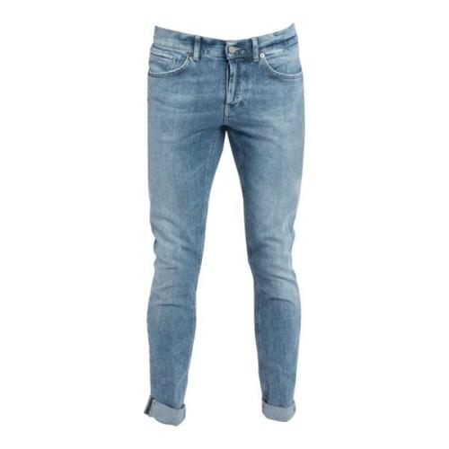 Blå Skinny Fit Jeans