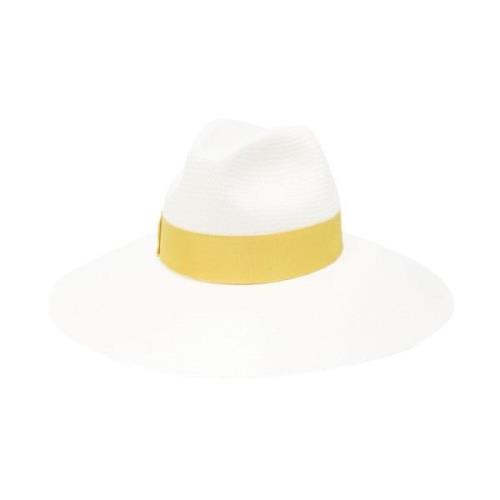Gul Stråbredskygget Hat