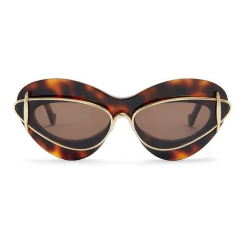 Mørk Havana Cat-Eye Solbriller