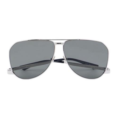 Sølv Aviator Solbriller med Sidelogo