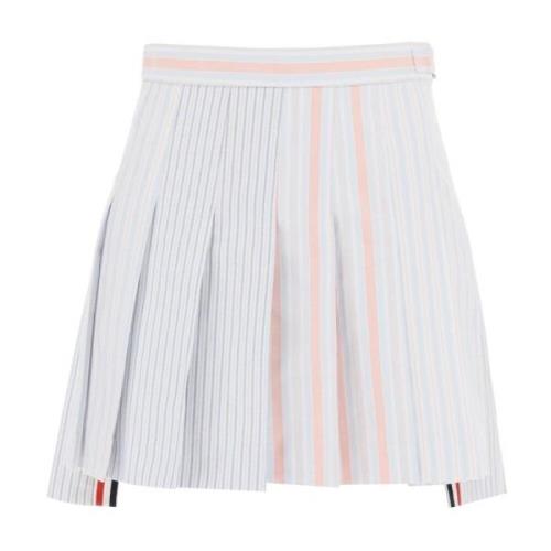 Stripet Oxford Mini Nederdel