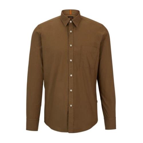Herreskjorte i Relegant-stil i brun