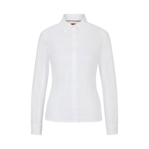 Klassisk Hvid Slim Fit Skjorte
