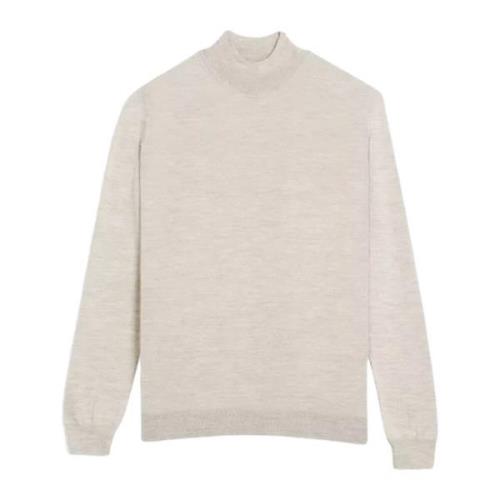 Beige Turtleneck Sweater