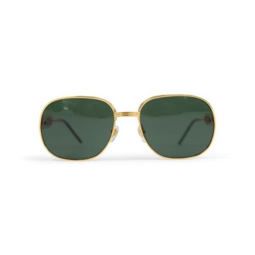 Guldguld/Sorte solbriller (Yellow Gold/Black Sunglasses)