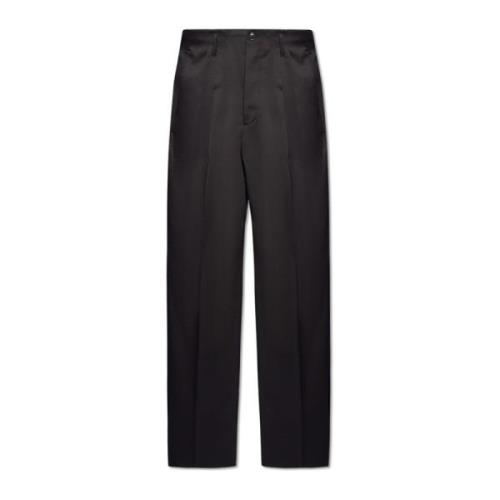 ‘Raf’ bukser med plisseret front i uld