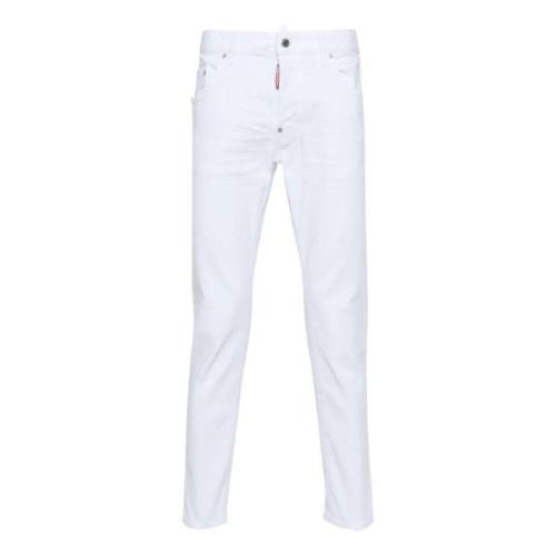 Slim Hvide Denim Jeans