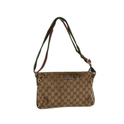 Pre-owned Canvas gucci-tasker