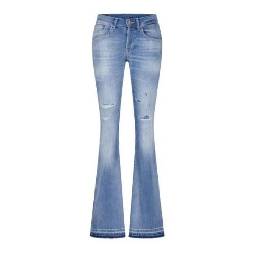 Flared Jeans med 5-lomme stil