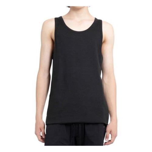 Sort Bomuld Tank Top