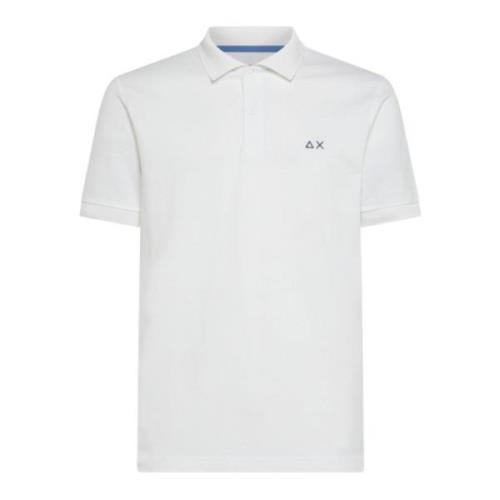 Hvid Polo T-shirt i fast model
