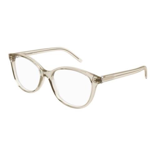 Transparent Beige Eyewear Frames