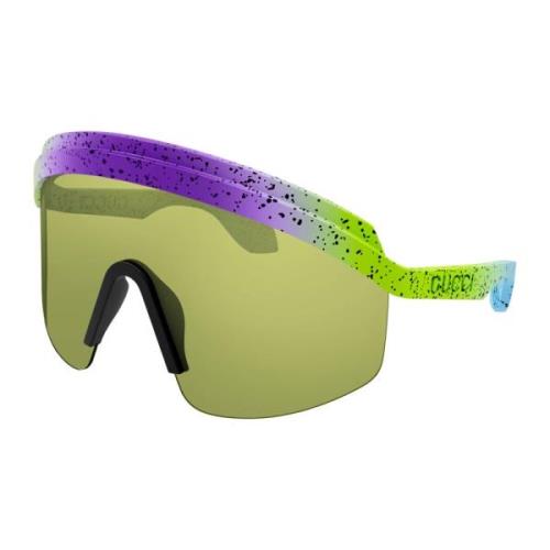 Fashion Show Sunglasses - Violet Shaded Green/Light Green