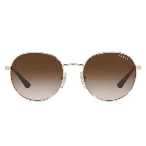 Pale Gold/Brown Shaded Sunglasses