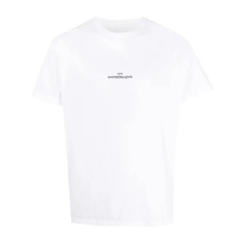 Sort/Hvid Logo Broderet T-Shirt