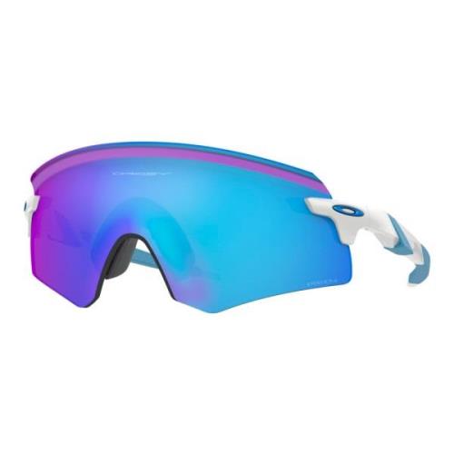 ENCODER Sunglasses Polished White/Prizm Sapphire