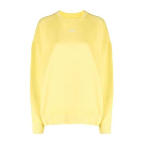 Lime Bicolor Sweatshirt Dametøj