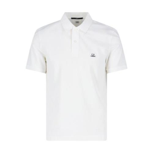Hvid Logo Polo Skjorte