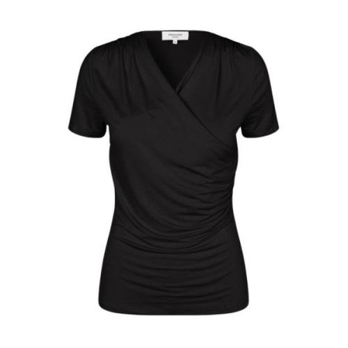 Viscose T-shirt - Black - Rosemunde