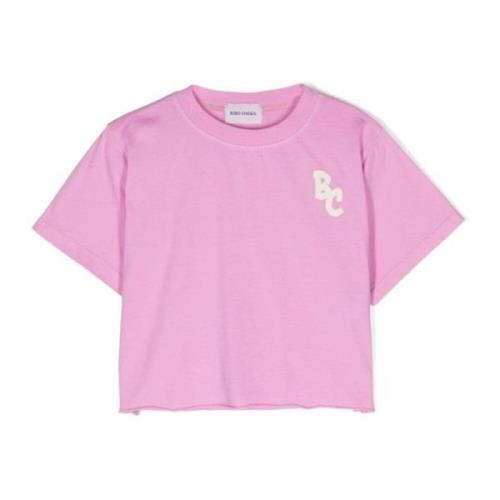 Bomuld Pink Logo T-shirt