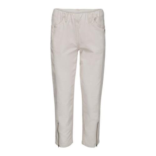 Laurie Piper Regular Crop Trousers Regular 100769 25000 Grey Sand