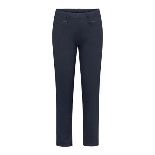 Laurie Rylie Regular Sl Trousers Regular 27203 49103 Navy Brushed