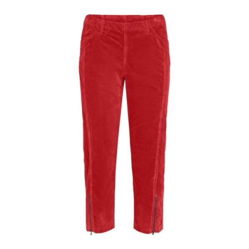 Laurie Piper Regular Crop Trousers Regular 100425 65000 Chili