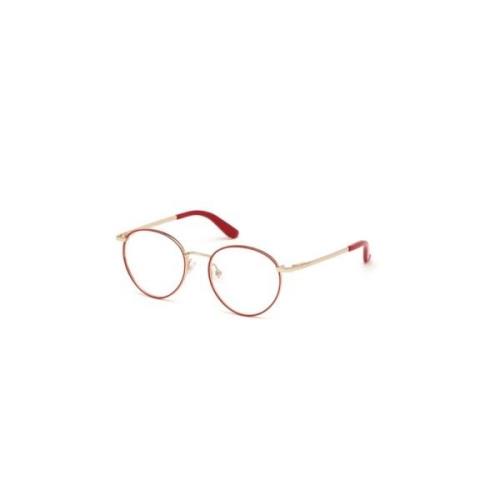 Stilfulde røde stel briller til kvinder