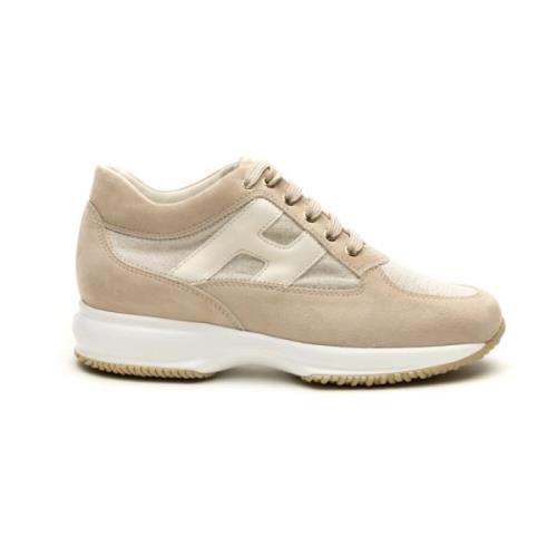 Stilfulde Beige Sneakers til Kvinder