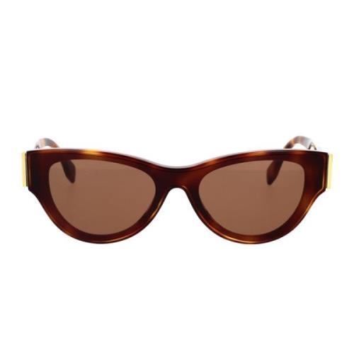 Glamour Cat-Eye Solbriller i Mørkebrun