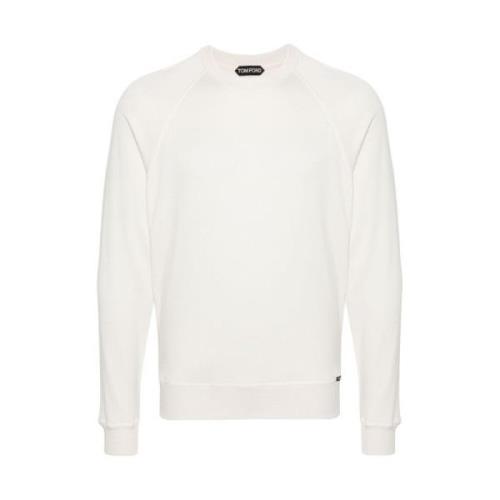 Ivory Hvid Crew Neck Sweater