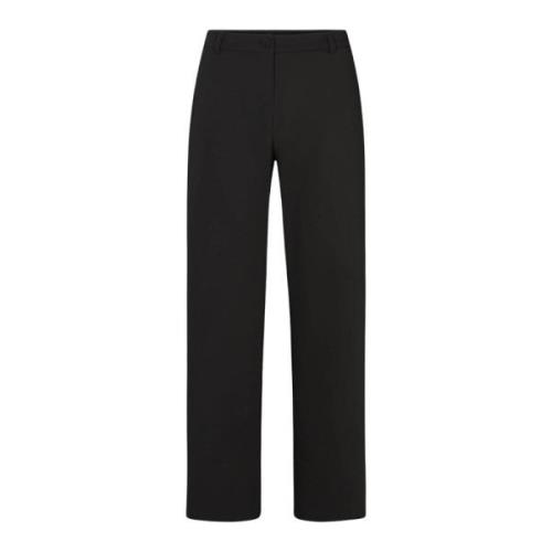 Laurie Jo Straight Ml Trousers Straight 101060 99000 Black